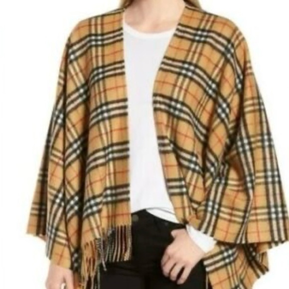 Burberry poncho/ shawl - Picture 1 of 4